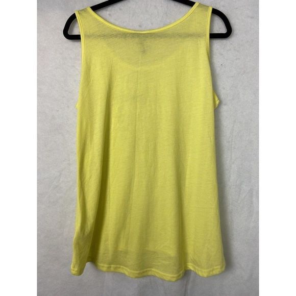 Jean Pascale women yellow New sleeveless shirt top blouse size EU M, - Picture 3 of 6